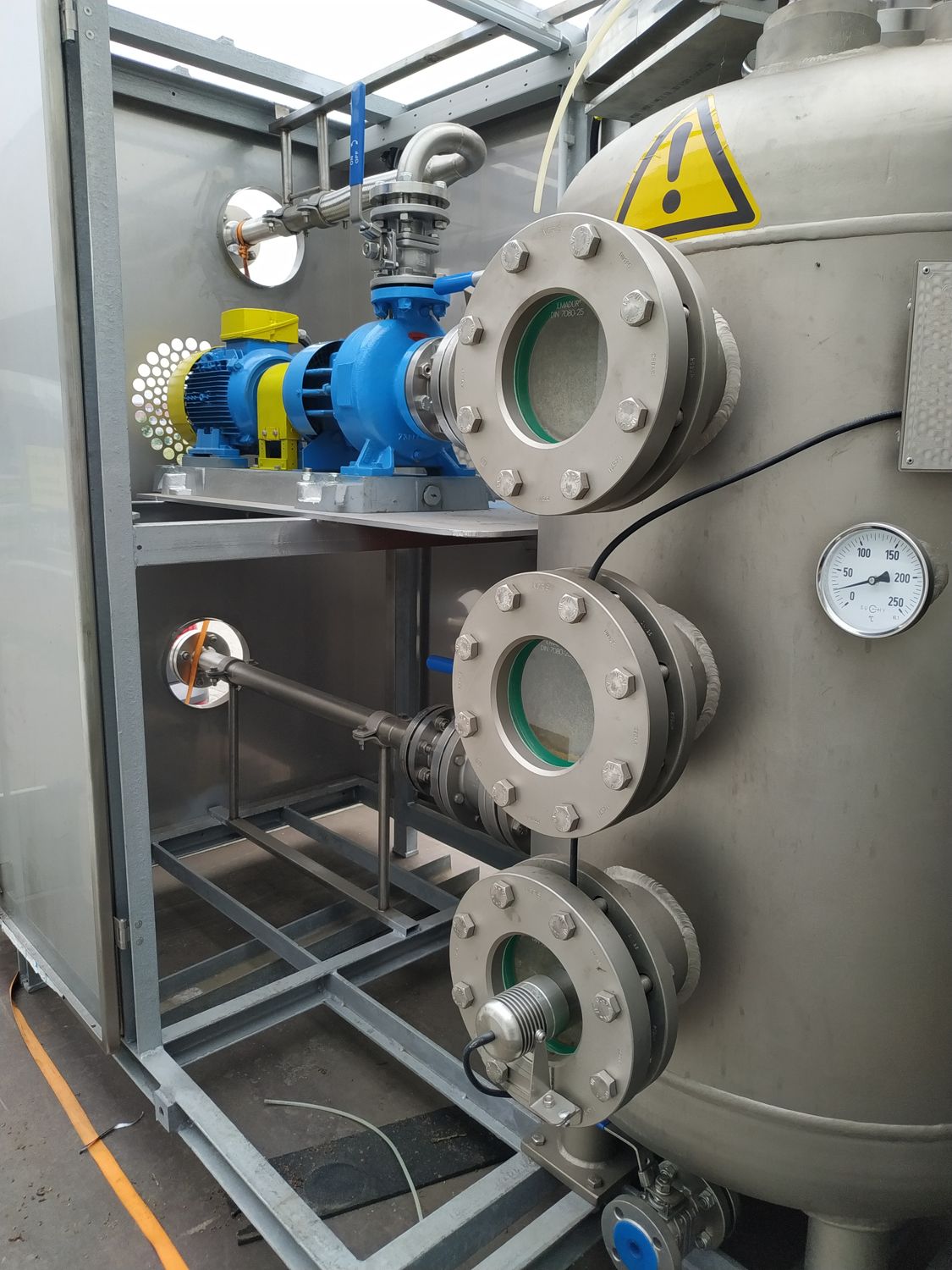 Helium-Beladestation – Anlage im Einsatz